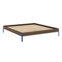 Karup - Core Bett 180 x 200 cm, Kiefer carobbraun / vivid blue