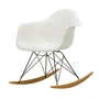 Vitra - Eames Plastic Armchair RAR, Ahorn gelblich / basic dark / weiss