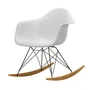 Vitra - Eames Plastic Armchair RAR RE, Ahorn dunkel / basic dark / baumwollweiss