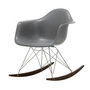 Vitra - Eames Plastic Armchair RAR RE, Ahorn dunkel / Chrom / granitgrau