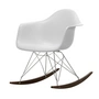 Vitra - Eames Plastic Armchair RAR RE, Ahorn dunkel / Chrom / baumwollweiss