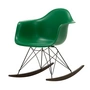 Vitra - Eames Plastic Armchair RAR RE, Ahorn dunkel / basic dark / smaragd