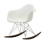 Vitra - Eames Plastic Armchair RAR, Ahorn dunkel / Chrom / weiss