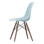 Vitra - Eames Plastic Side Chair DSW RE, Ahorn dunkel / eisgrau (Filzgleiter basic dark)