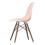 Vitra - Eames Plastic Side Chair DSW RE, Ahorn dunkel /  zartrosé (Filzgleiter basic dark)