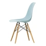 Vitra - Eames Plastic Side Chair DSW RE, Esche honigfarben / eisgrau (Filzgleiter basic dark)