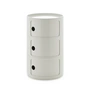 Kartell - New Big Componibili 3 Container, H 69,5 cm, weiss