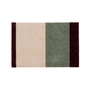 tica copenhagen - Stripes Horizontal Läufer, 40 x 60 cm, green / ivory / bordeaux