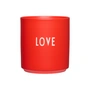 Design Letters - AJ Favourite Porzellan Becher, Love / rot