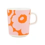 Marimekko - Oiva Unikko Becher mit Henkel 250 ml, weiss / pink / orange