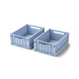 LIEWOOD - Weston Aufbewahrungsbox, 25 x 18 x 9,5 cm, dusty lavender (2er-Set)
