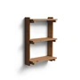 Form & Refine - Beam 3 Wandregal, 60 x 90,5 cm, dunkelbraun