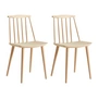 HAY - J77 Chair, Buche natur (2er Set)