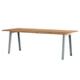 TipToe - NEW MODERN Esstisch 95 x 220 cm, recyceltes Altholz / pale blue