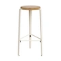 TipToe - BIG LOU Barhocker, Eiche / cream white