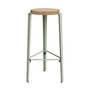 TipToe - BIG LOU Barhocker, Eiche / eucalyptus grau
