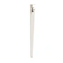 TipToe - Tisch- und Schreibtischbein H 75 cm, cream white