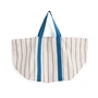 HAY - Outdoor Market Picknick Tasche M, beige mit blauen Streifen