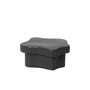 Broste Copenhagen - Sonja Sockel H10 cm, schwarz, matt
