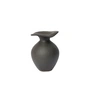 Broste Copenhagen - Florentina Vase, Ø 9,5 cm x H 14 cm, schwarz, matt