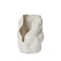 Broste Copenhagen - Hekla Kerzenhalter Ø 18,6 x H 24 cm, white cream, glossy