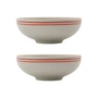 Nicolas Vahé - Bistro Schüssel Ø15,5 cm, rot / weiss (2er-Set)