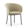 Normann Copenhagen - Knit Armlehnstuhl, schwarz / sand