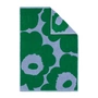 Marimekko - Unikko Handtuch 50 x 70 cm, hellblau / grün