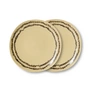 HKLiving - 70's Teller, Ø 22 cm, vanilla (2er-Set)