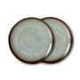 HKLiving - 70's Teller, Ø 22 cm, contrast (2er-Set)