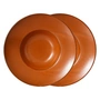 HKliving - Chef Ceramics Pasta Teller, Ø 28 cm, burned orange (2er-Set)