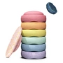 Stapelstein® - Spring Special Rainbow Set pastel, multicolor (8er-Set), (Bord + Mini Original)