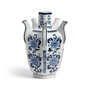 &klevering - Tulip Vase Atlas, blau / weiss