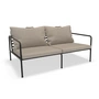 HOUE - AVON Sofa 2-Sitzer, schwarz / ash