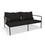 HOUE - AVON Sofa 2-Sitzer, schwarz / charcoal 