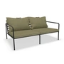 HOUE - AVON Sofa 2-Sitzer, schwarz / leaf