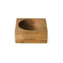 HKliving - Teak cube Schale, small, Teakholz