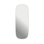 Muuto - Framed Mirror, gross, hellgelb / Klarglas