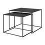 Blomus - Fera Beistelltisch, L, schwarz (2er-Set)