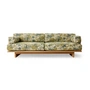 HKliving - Outdoor Teak Lounge-Sofa, Botanical