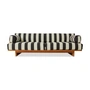 HKliving - Outdoor Teak Lounge-Sofa, stracciatella
