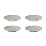 Broste Copenhagen - Grød Dessertteller, Ø 20 x H 2,4 cm, sand (4er-Set)