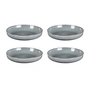 Broste Copenhagen - Nordic Sea Schale tief, Ø 22,5 x H 4,8 cm (4er-Set)