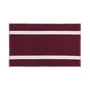 HAY - Stripe Badematte 50 x 80 cm, burgundy