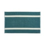 HAY - Stripe Badematte 50 x 80 cm, petrol blue