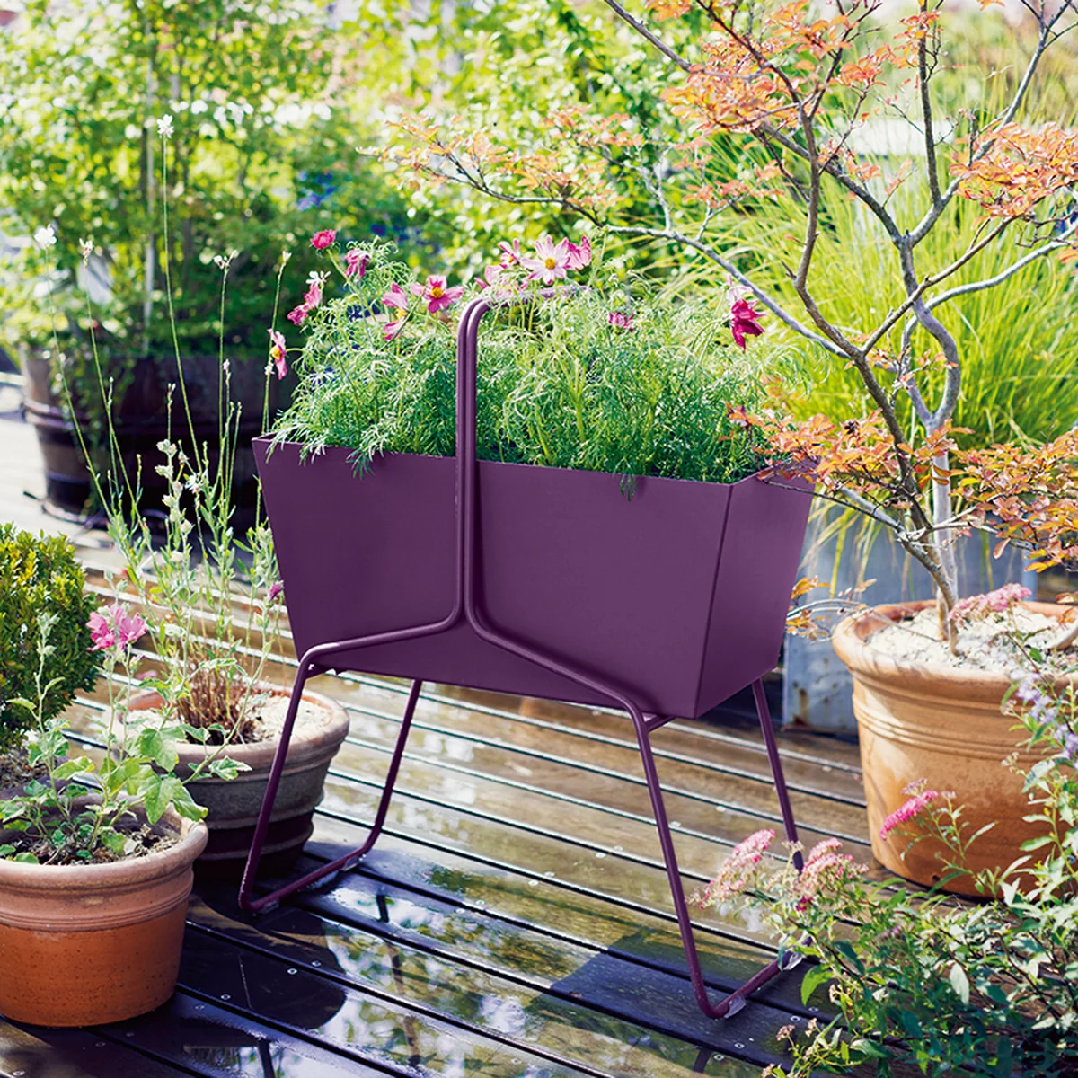 Basket Blumenkasten hoch von Fermob