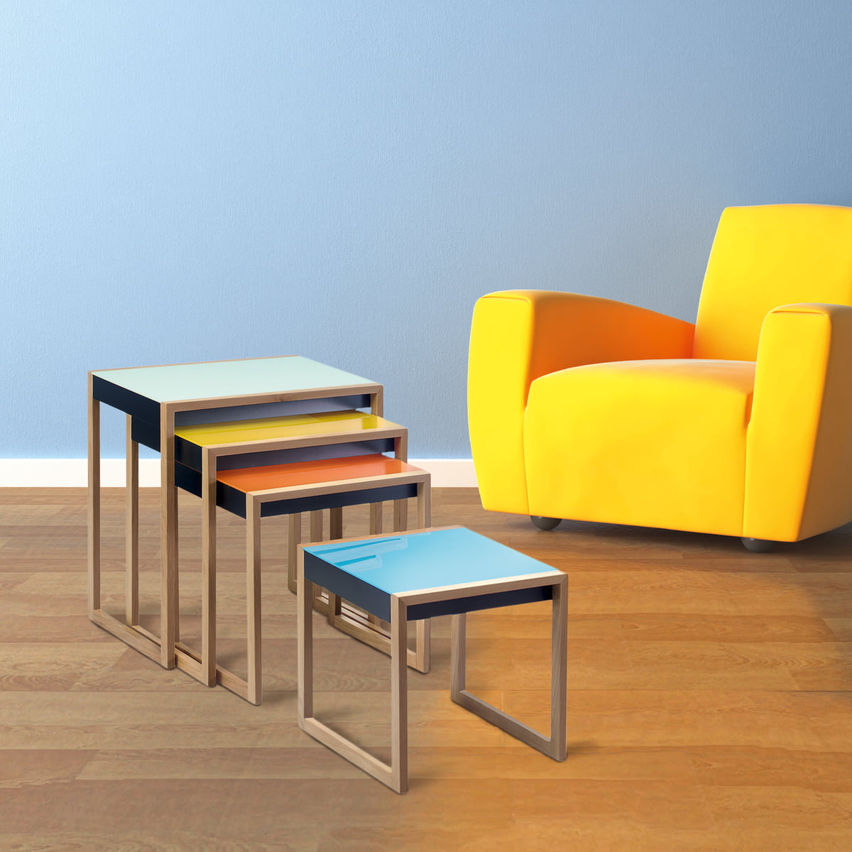 Nesting Tables von Josef Albers connox.ch
