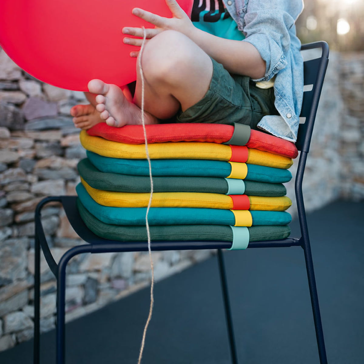 Color Mix Sitzkissen für Bistro Stuhl von Fermob
