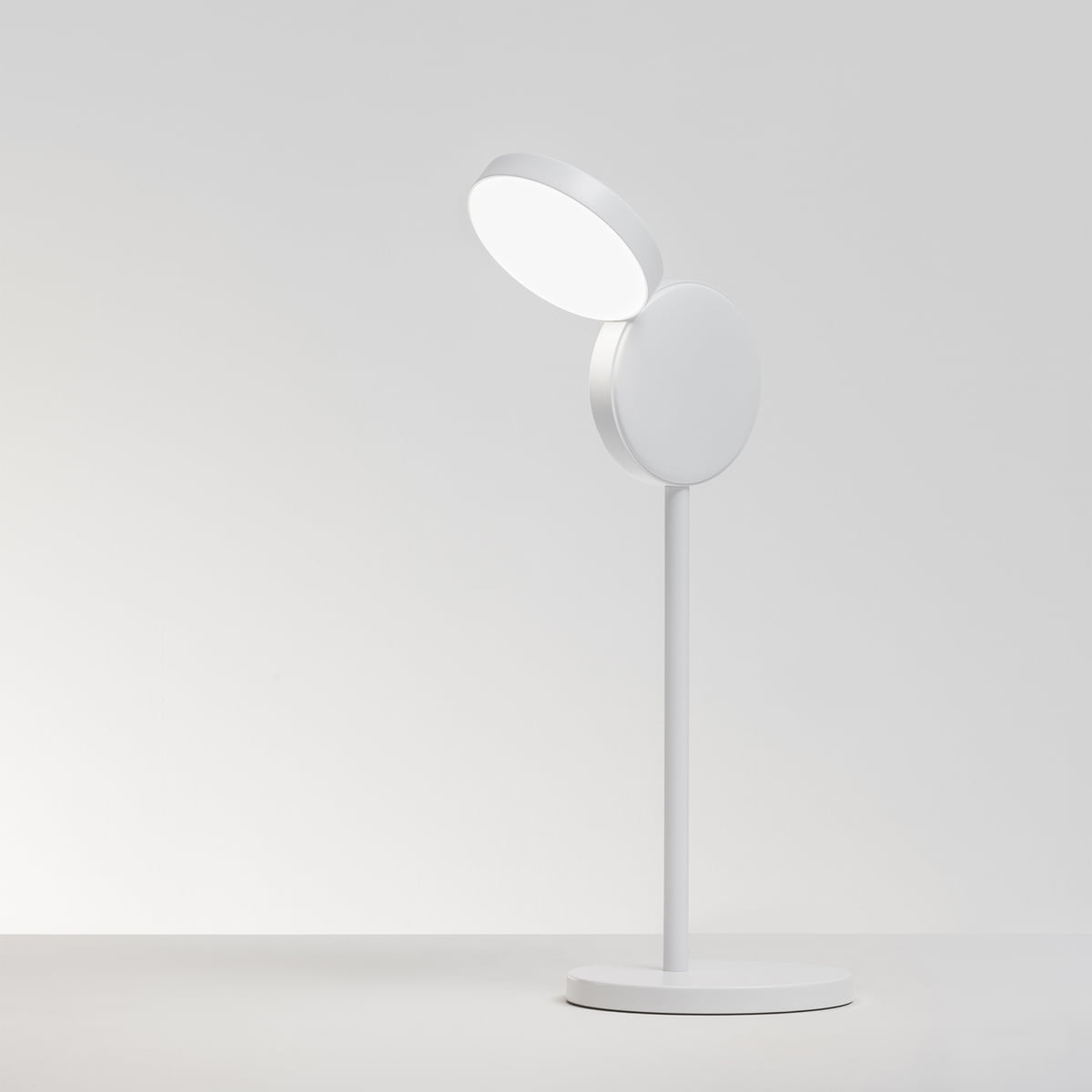 Stilvolle Tischleuchte H27cm inkl 6W LED Weiß Tischlampe Modern NEU Wohnzimmer