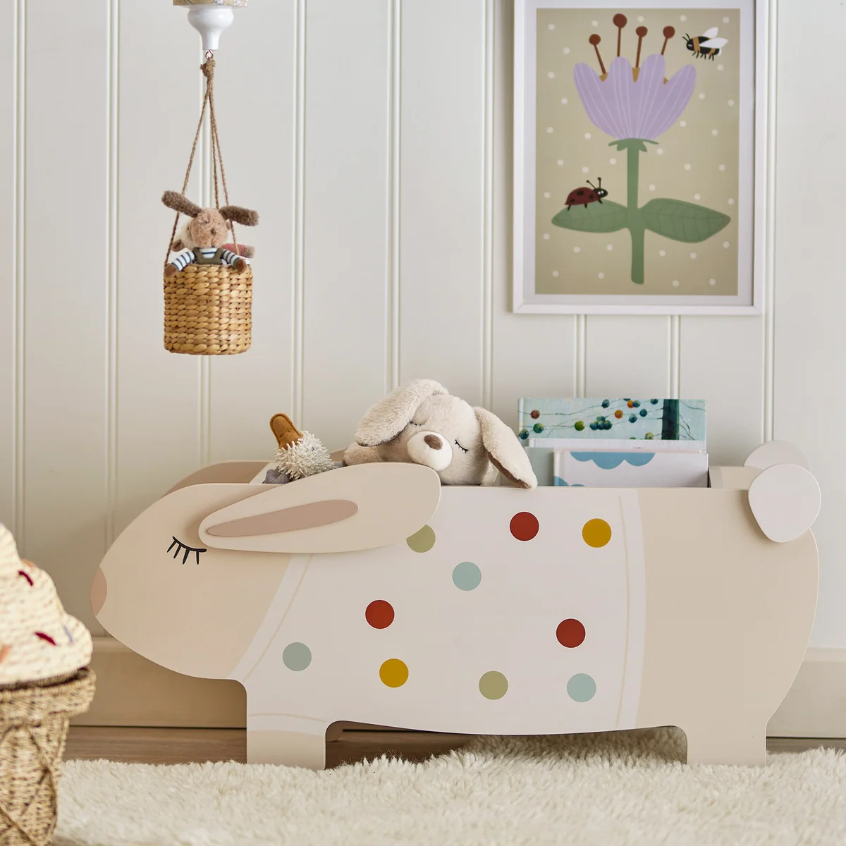 Bloomingville Mini - Villja Bücherständer, weiss